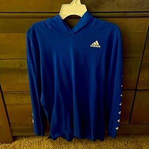 Adidas, Youth Large, Blue